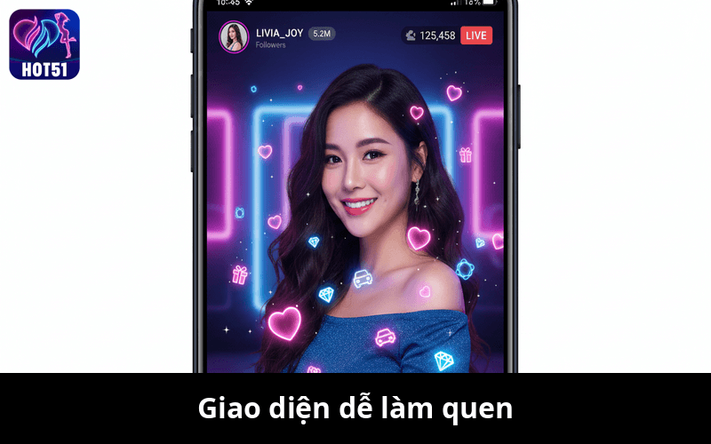 Giao diện hot51 dễ làm quen