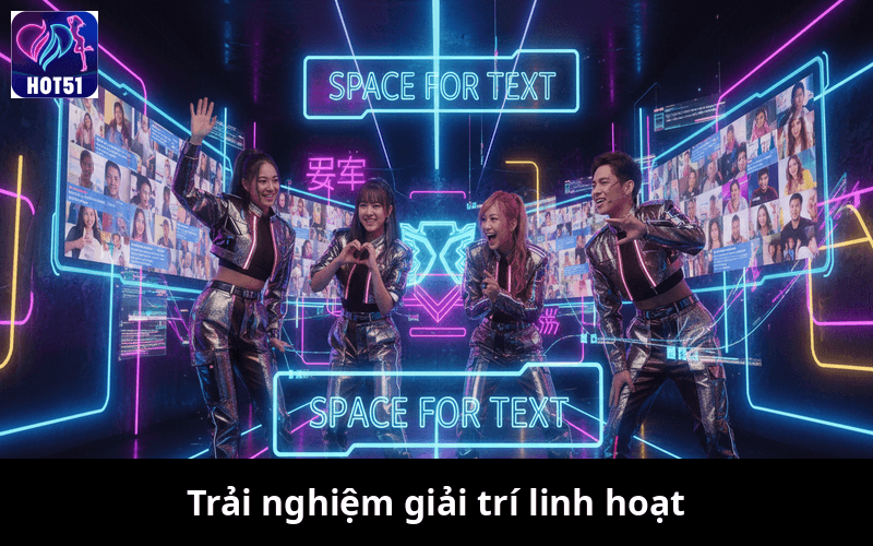 trải nghiệm giải trí linh hoạt